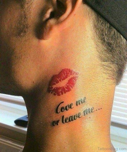 Love-Kiss-Tattoo-On-Neck